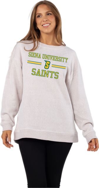 Siena University Saints Women's Warmup Crewneck Sweatshirt