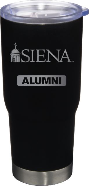 22 oz Matte Black Stainless Steel Tumbler Alumni