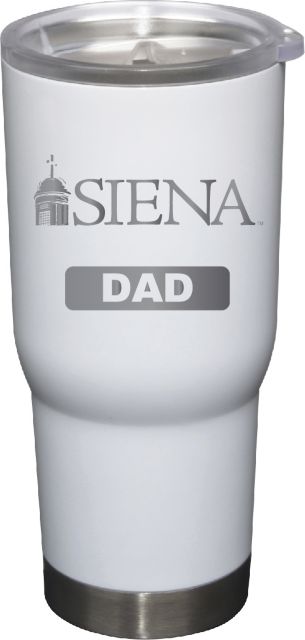 22 oz White Stainless Steel Tumbler Dad