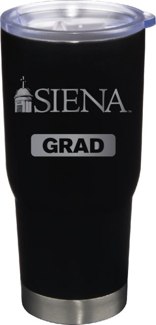 22 oz Matte Black Stainless Steel Tumbler Grad