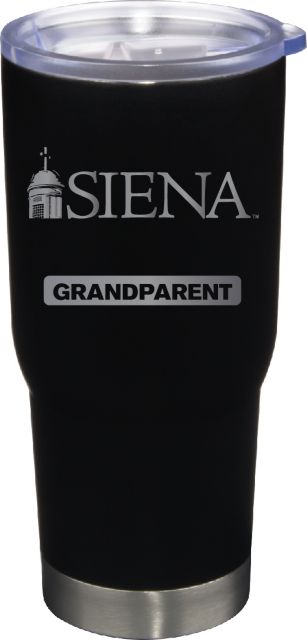 22 oz Matte Black Stainless Steel Tumbler Grandparent