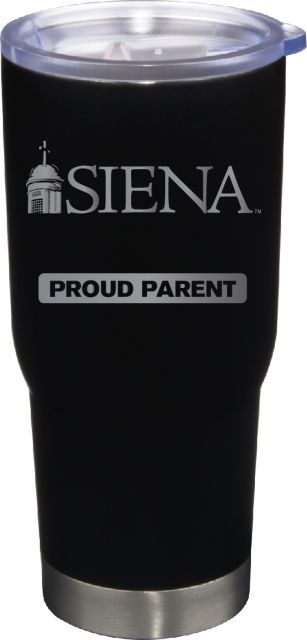 22 oz Matte Black Stainless Steel Tumbler Proud Parent