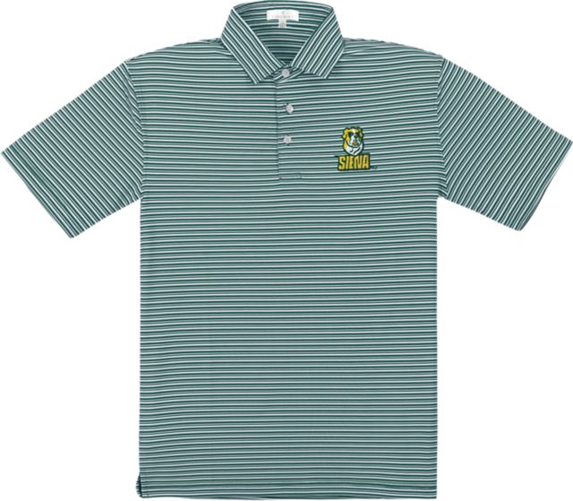 Siena University Performance Stripe Polo