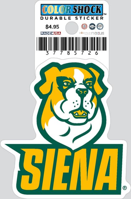 Siena University Saints Durable Sticker