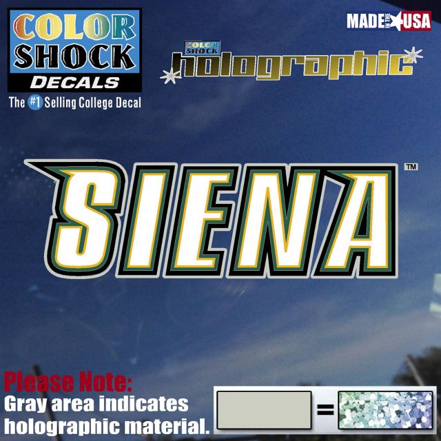 Siena College Hologram Decal