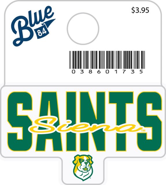 Siena University Saints Mini Sticker