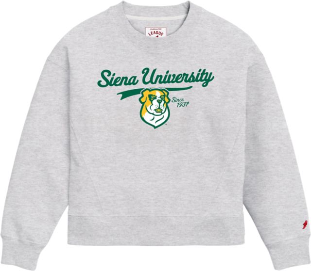 Siena University Saints Women's Boxy Crewneck Sweatshirt