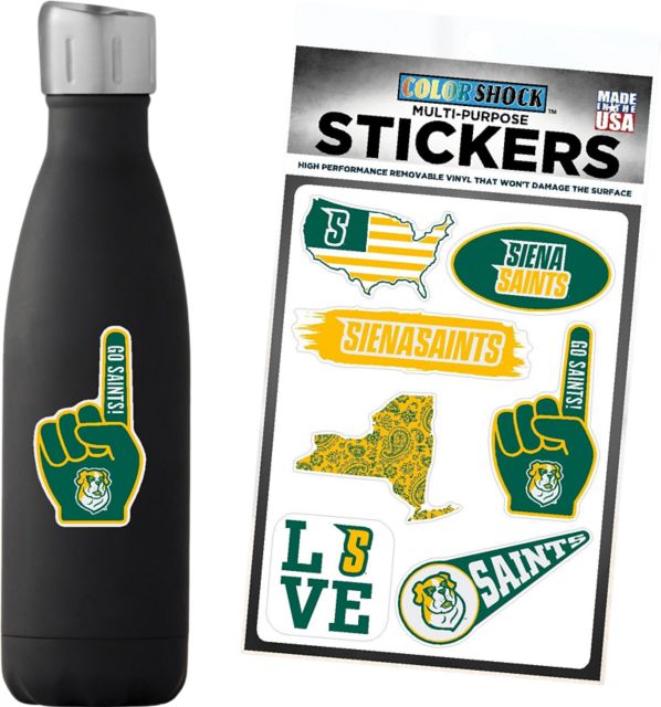 Siena University Sticker Sheet