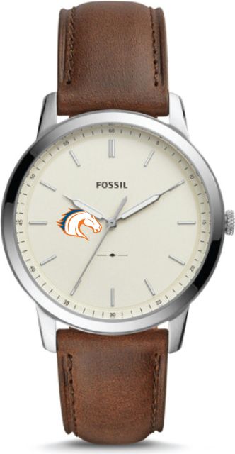 Fossil The Minimalist Three-Hand Brown Leather Watch - ONLINE ONLY