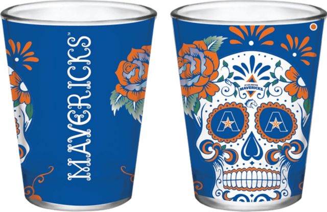 University of Texas at Arlington Dia De Los Muertos 2oz Collector Glass