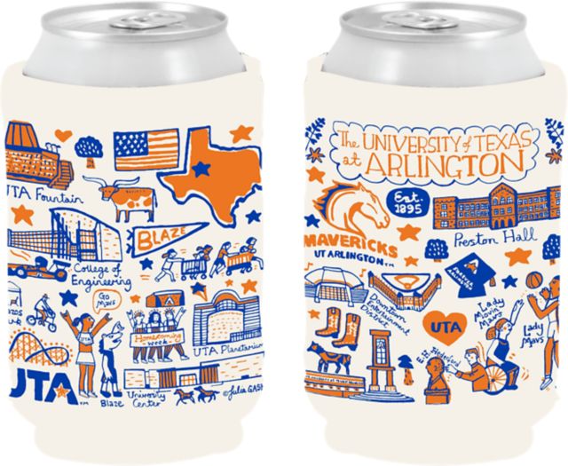 University of Texas at Arlington Julia Gash Can Coozie