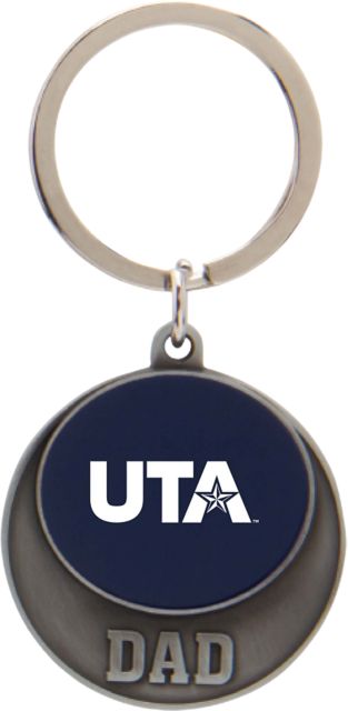 University of Texas at Arlington Dad Keychain