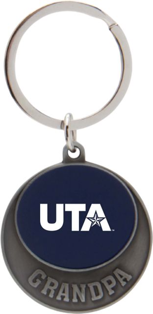 University of Texas at Arlington Grandpa Keychain