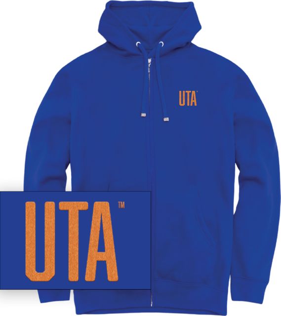 University of Texas at Arlington Chainstitch Full Zip Hooded Sweatshirt