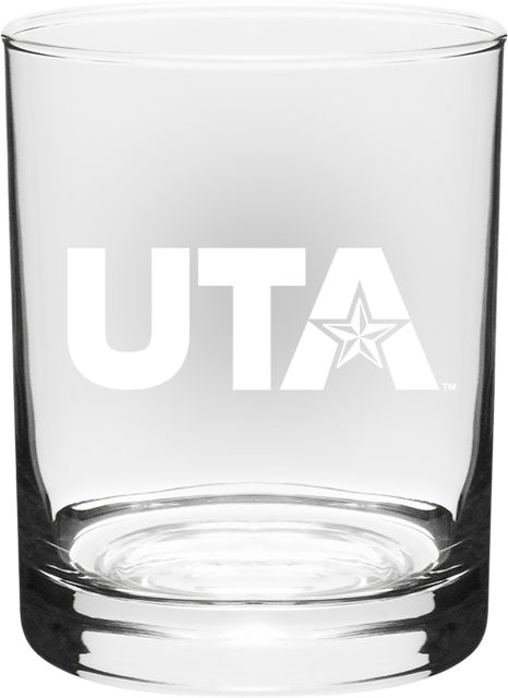University of Texas at Arlington 16 oz. Glass