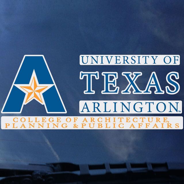 University of Texas at Arlington College of Architectural Planning & Public Affairs Decal