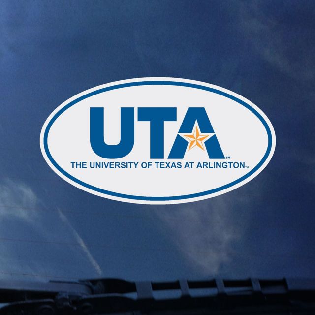 University of Texas at Arlington Oval Decal