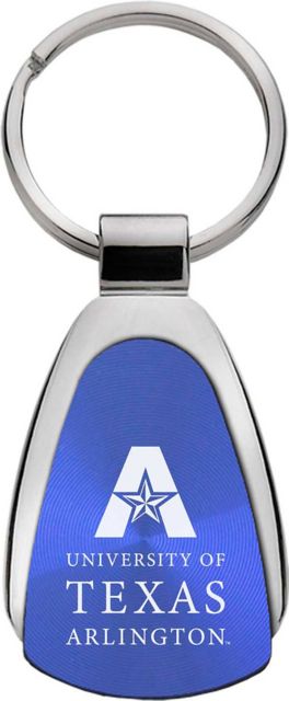 University of Texas at Arlington Teardrop Keychain
