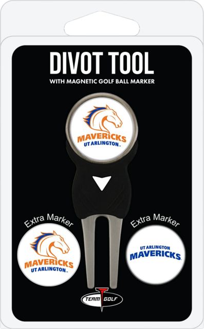 University of Texas at Arlington Golf Divot Tool With Chip Marker