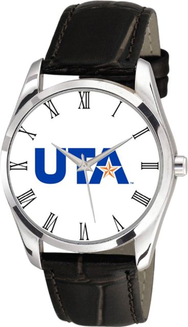 University of Texas at Arlington 36mm Men's Leather Watch