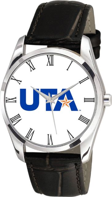 University of Texas at Arlington 26mm Ladies Leather Watch