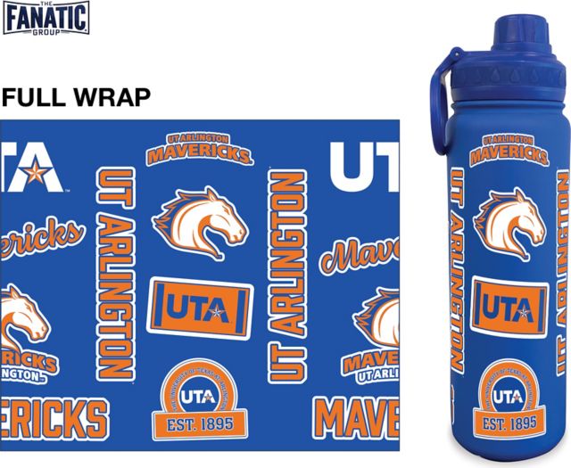 University of Texas at Arlington 24 oz. Full Wrap Bottle