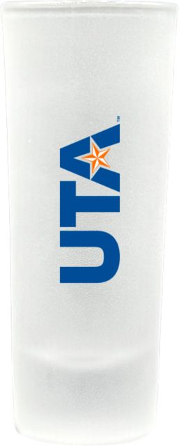 University of Texas at Arlington Frosted Collector's Glass