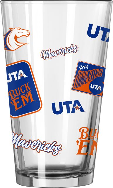University of Texas at Arlington 16 oz. Pint Glass