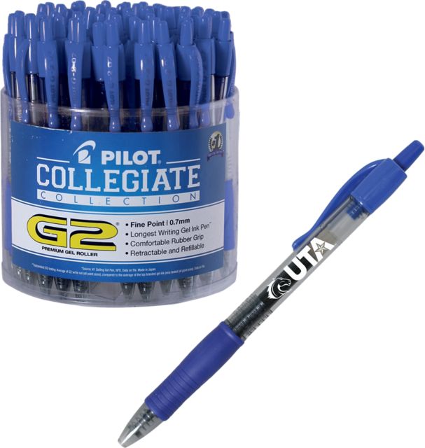 University of Texas at Arlington Pilot G2 Pens - Tub of 72