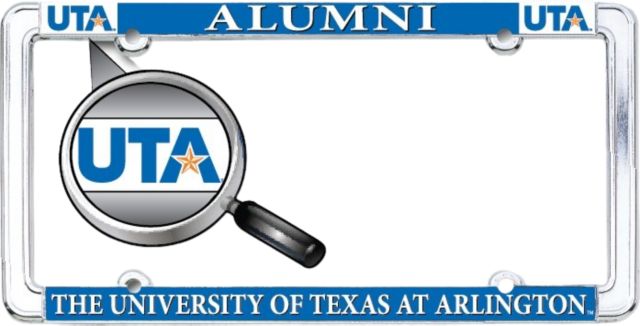 University of Texas at Arlington Alumni Thin Dome License Plate Frame