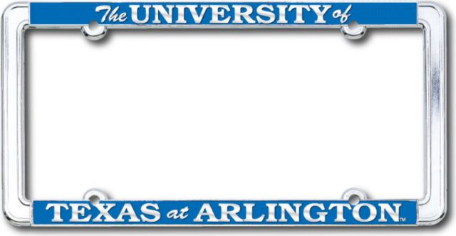University of Texas at Arlington Chrome License Plate Frame