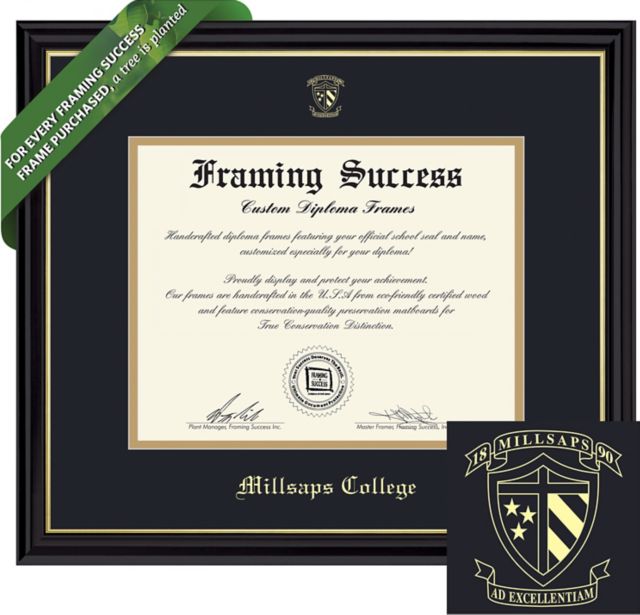 Millsaps College Diploma Frame