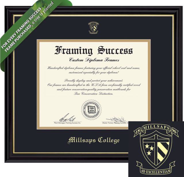Millsaps College Diploma Frame