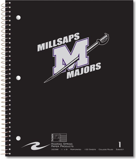 Millsaps College Majors 1 Subject Notebook