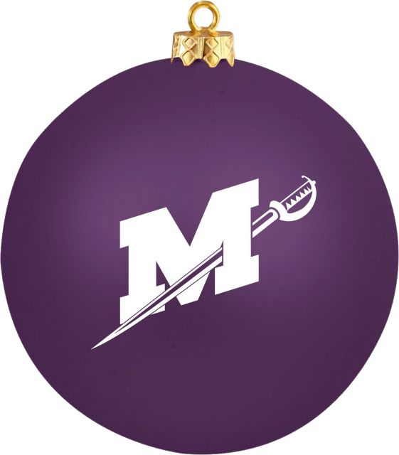 Millsaps College Majors Round Shatterproof Ornament