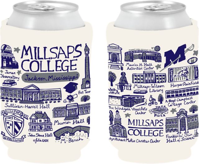 Millsaps College Julia Gash Can Coozie