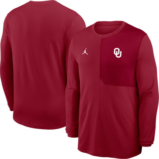 University of Oklahoma Sooners Jordan Coaches UV Long Sleeve T-Shirt