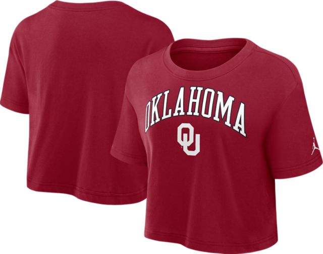 University of Oklahoma Sooners Jordan Women's Crop Short Sleeve T-Shirt