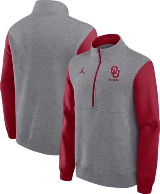 University of Oklahoma Sooners Jordan Club Fleece 1/2 Zip Pullover