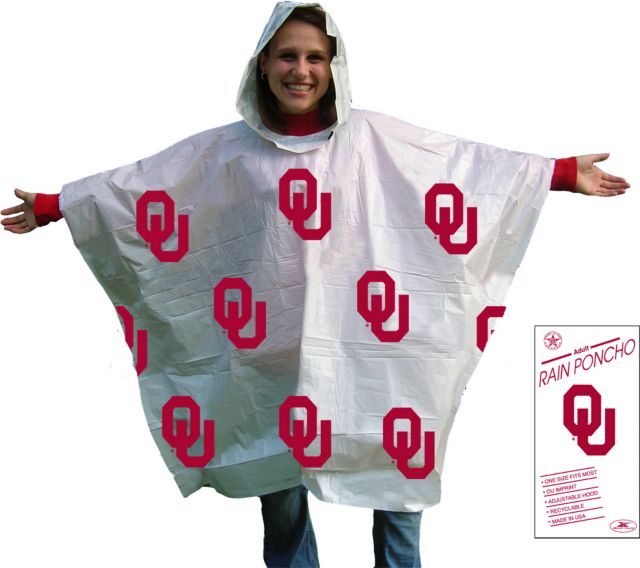 University of Oklahoma Rain Poncho