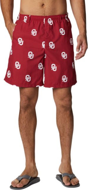 University of Oklahoma Columbia PFG Backcast III 8'' Water Shorts