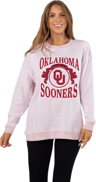 University of Oklahoma Sooners Women's Warmup Crewneck Sweatshirt