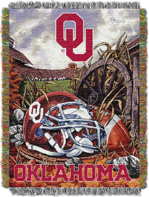 NCAA Home Field Advantage Woven Tapestry Throw Blanket 48''x60'' - ONLINE ONLY