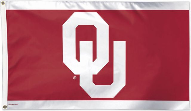 University Of Oklahoma 3'X5' Deluxe Flag-Stars And Stripes  - ONLINE ONLY