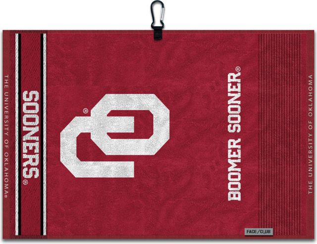 University Of Oklahoma Jacquard Golf Towel  - ONLINE ONLY