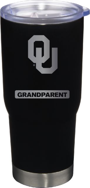22 oz Matte Black Stainless Steel Tumbler Grandparent
