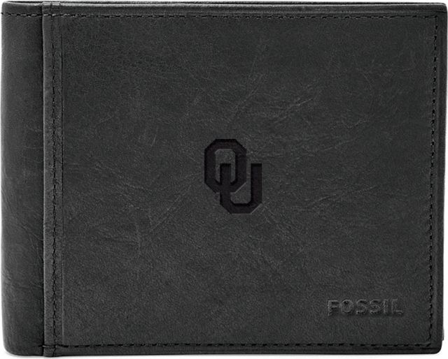Fossil Leather Ingram RFID Bifold With Flip ID  - ONLINE ONLY