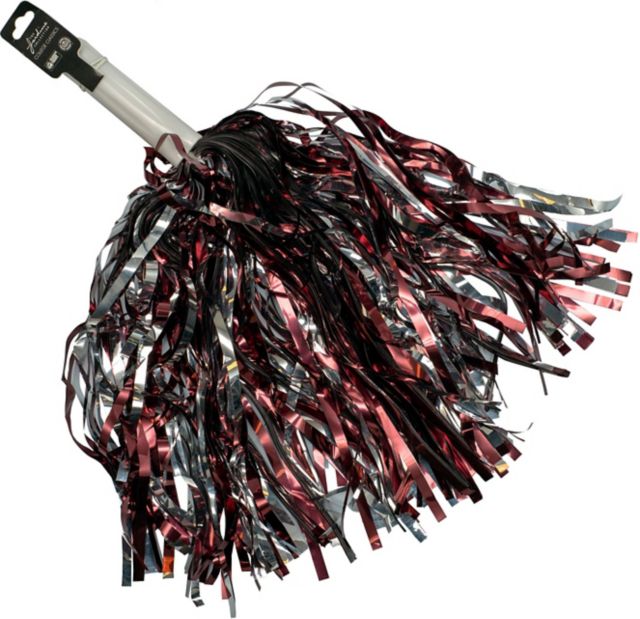 University of Oklahoma Short Stick Shimmer Pom