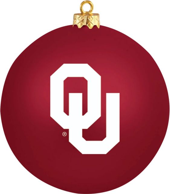 University of Oklahoma Shatterproof Round Ornament