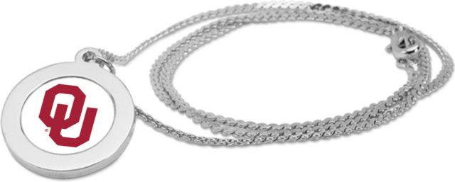 CSI Silver Pendant Necklace With Colored Medallian - ONLINE ONLY